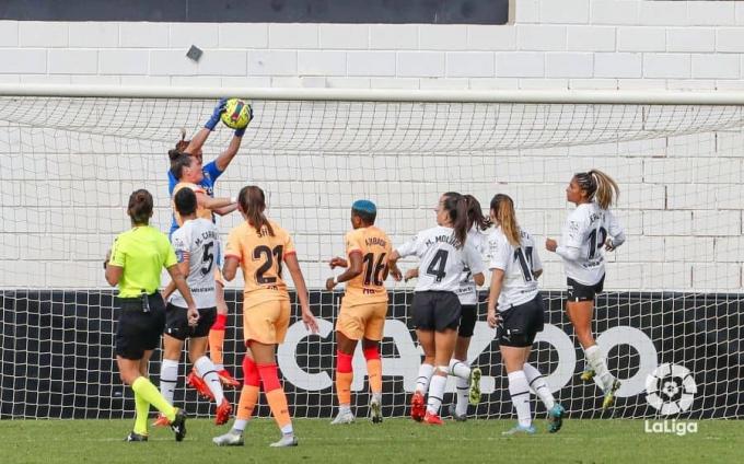 El VCF Femenino busca salir del bache ante el Atlético (Foto: LaLiga).