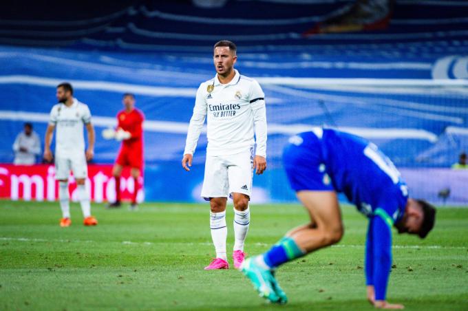 Hazard, en el Real Madrid-Getafe (FOTO: Cordón Press).