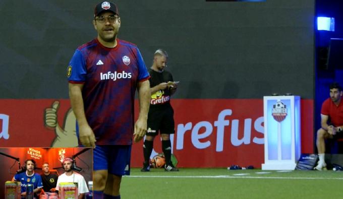 Gerard Romero al lanzar un penalti con Jijantes