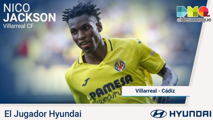 Jackson, Jugador Hyundai del Villarreal-Cádiz.