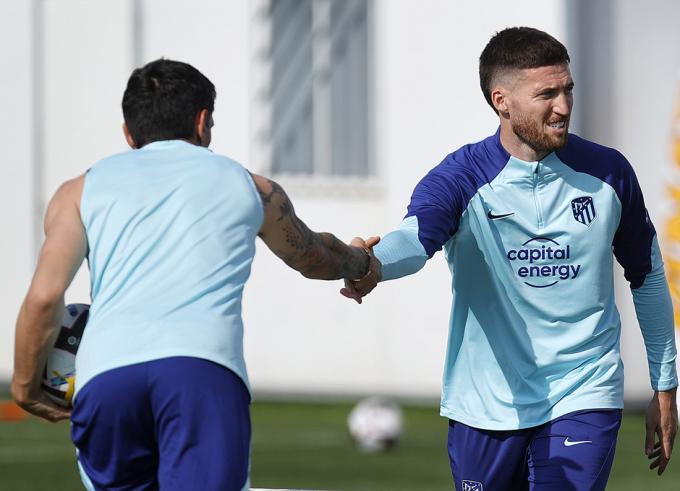 Matt Doherty, en una sesión del Atlético de Madrid (Foto: ATM).