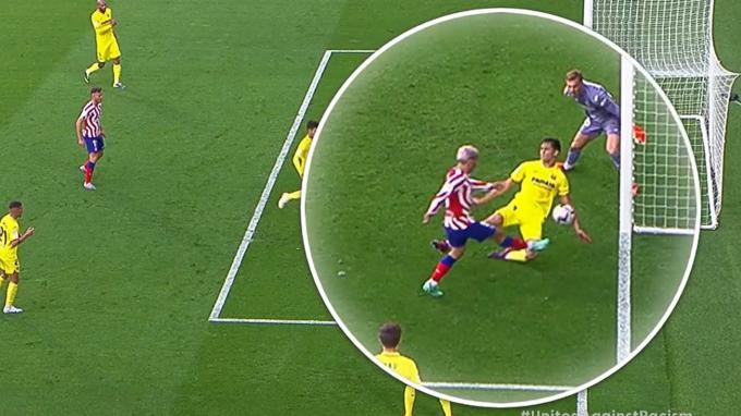 El penalti no pitado de Mandi en el Villarreal-Atlético.