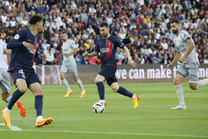 Leo Messi, ante el Clermont en su último partido con el PSG (Foto: Cordon Press).