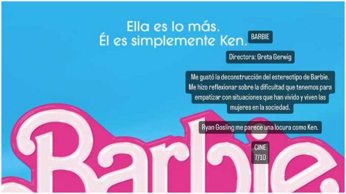 La crítica de Borja Iglesias a Barbie. (@borjaiglesias9)