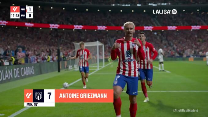 Atlético 2-0 Real Madrid: Gol de Griezmann