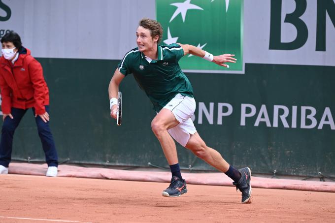 Marc Polmans durante un partido de tenis (Fuente: Cordon Press)