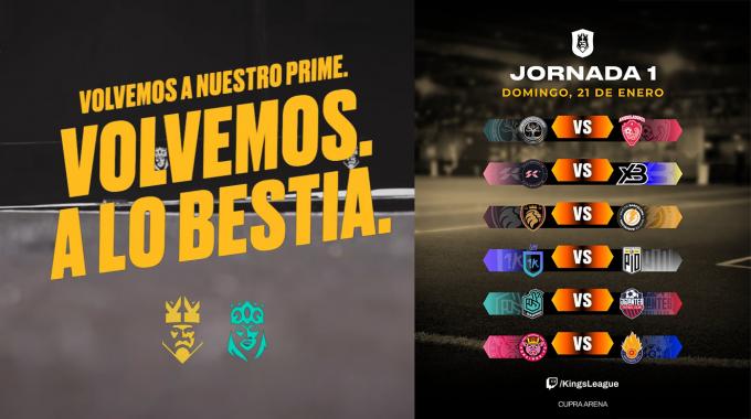 Jornada 1 de Kings League 2024