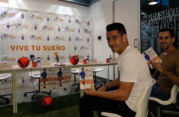 Berjón y Linares en la presentación de la Copa Integra (Foto: Real Oviedo).