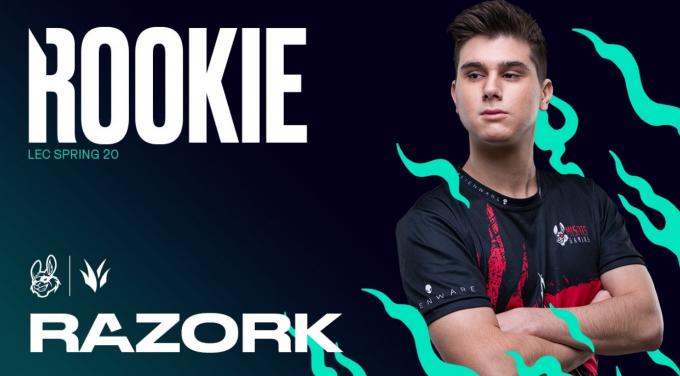 Razork, el rookie de LEC en el split de primavera de 2020