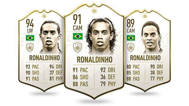 Ronaldinho, cerca de abandonar FIFA 20.