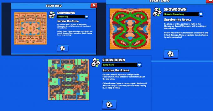 Los 5 mapas filtrados del próximo Desafío de Duelos en Brawl Stars