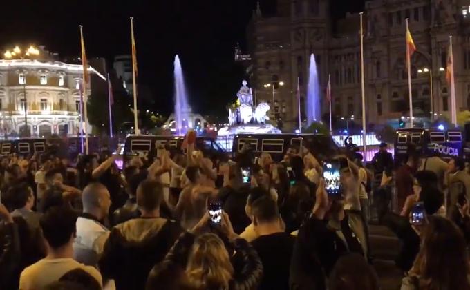 Celebración En Cibeles Del Real Madrid Por La Champions League