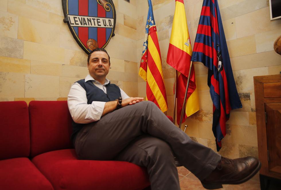 Javier Vich, director general del Levante, en su entrevista con ElDesmarque.