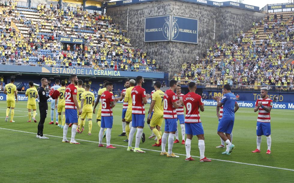 Imagen del Villarreal CF-Granada CF de esta temporada en el estadio de El Madrigal (Foto: LaLiga).