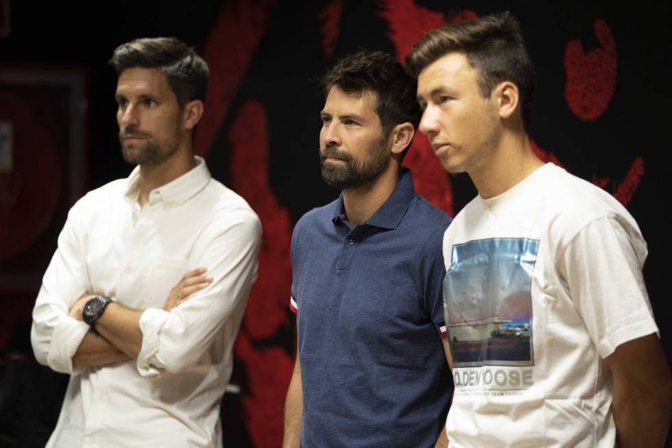 Saúl García (primero por la derecha) ha desgranado las virtudes del Global Players Program (Foto: LaLiga).