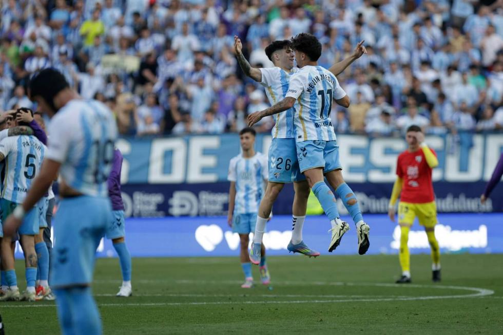 El Málaga CF ha vuelto a la competición y lucha por preservarla en el emocionante tramo final (Foto: LALIGA).