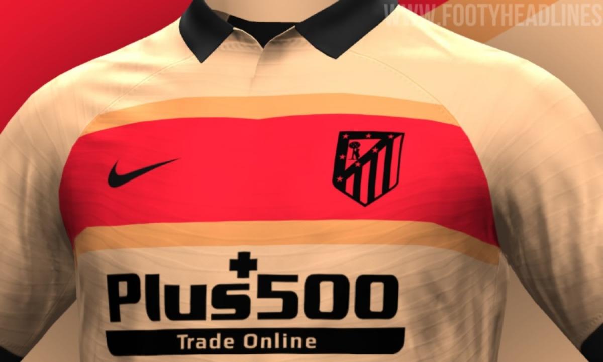 Camiseta de fútbol realista atlético de madrid 2022, plantilla de camiseta  para