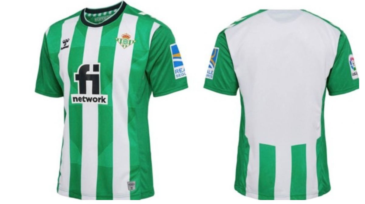 Camiseta Hummel Real Betis Balompié 2023 2024 verdiblanca