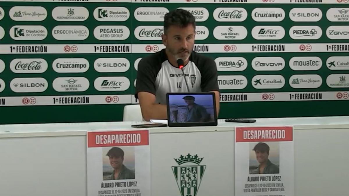 El Mensaje Esperanzador Del Técnico Del Córdoba A Álvaro Prieto