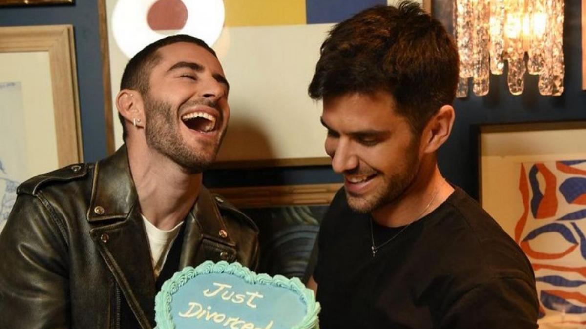 Pelayo Díaz y Andy McDougall celebran su divorcio con una fiesta