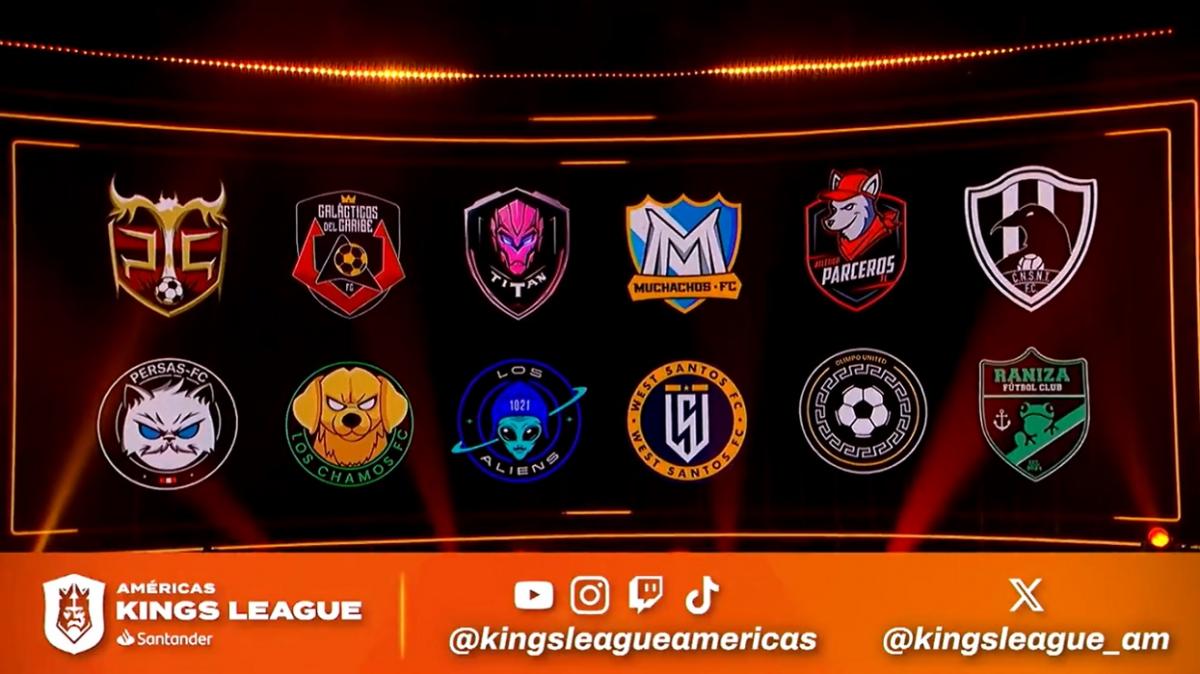 Kings League: Streamers participantes, sus equipos y el significado de cada  escudo