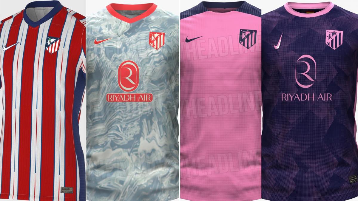El Atlético de Madrid vestirá de rosa en 2025, desveladas todas