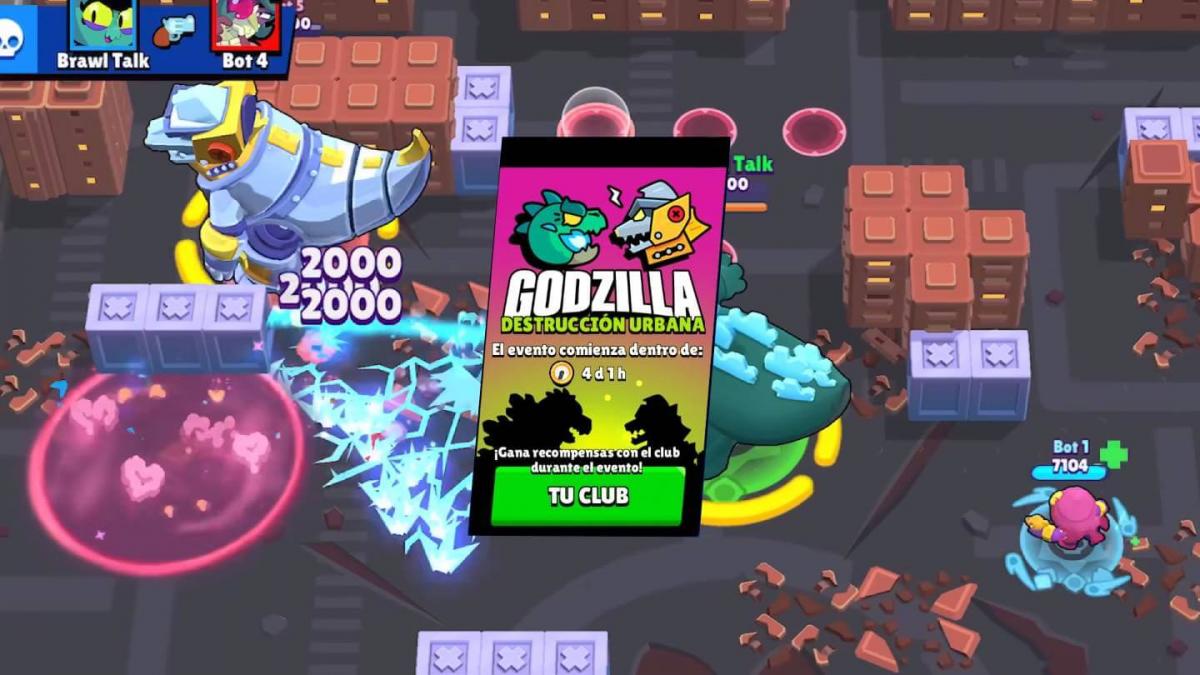 Brawl Stars: fecha y hora para el evento de Godzilla