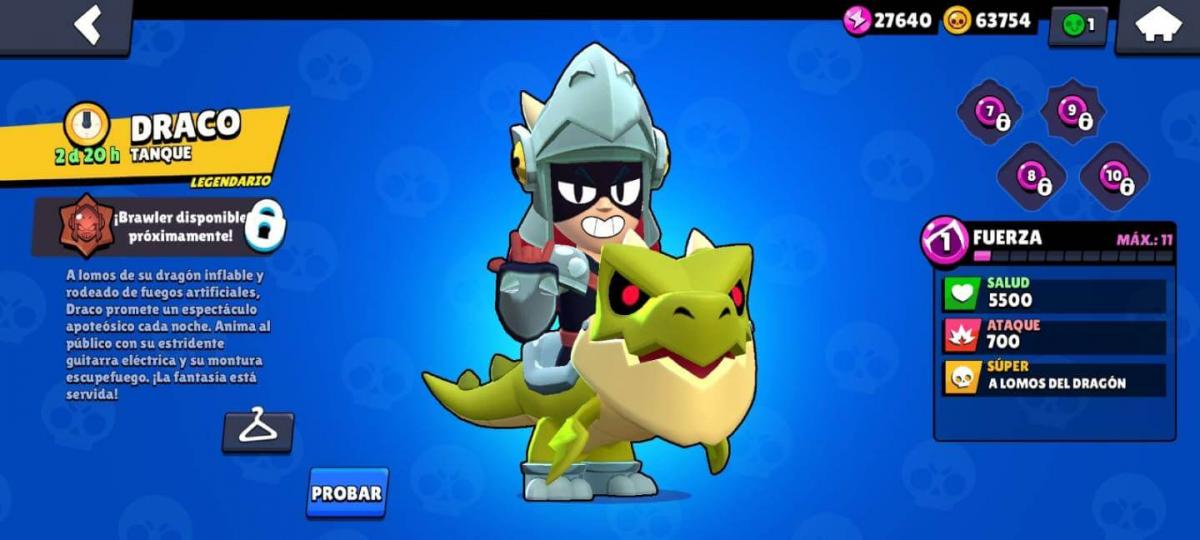 Brawl Stars: Fecha Y Hora Del Lanzamiento De Draco Con Créditos