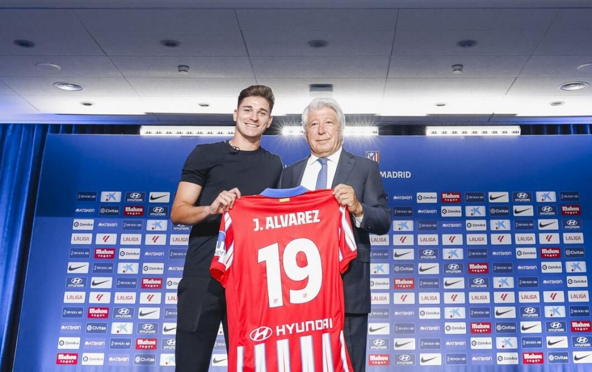 Nuevos Dorsales Del Atl Tico De Madrid Para La Temporada 2024 2025 Julian Alvarez En Su Con El Atletico Foto Atm 001 