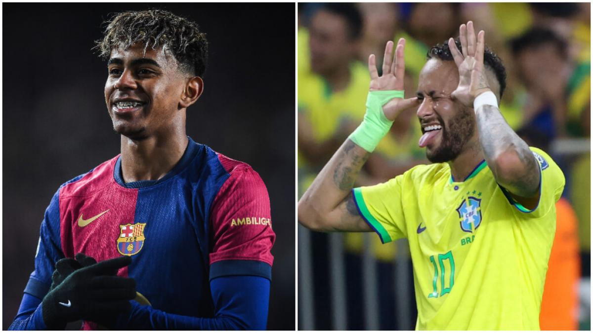Lamine Yamal, bendecido por Neymar