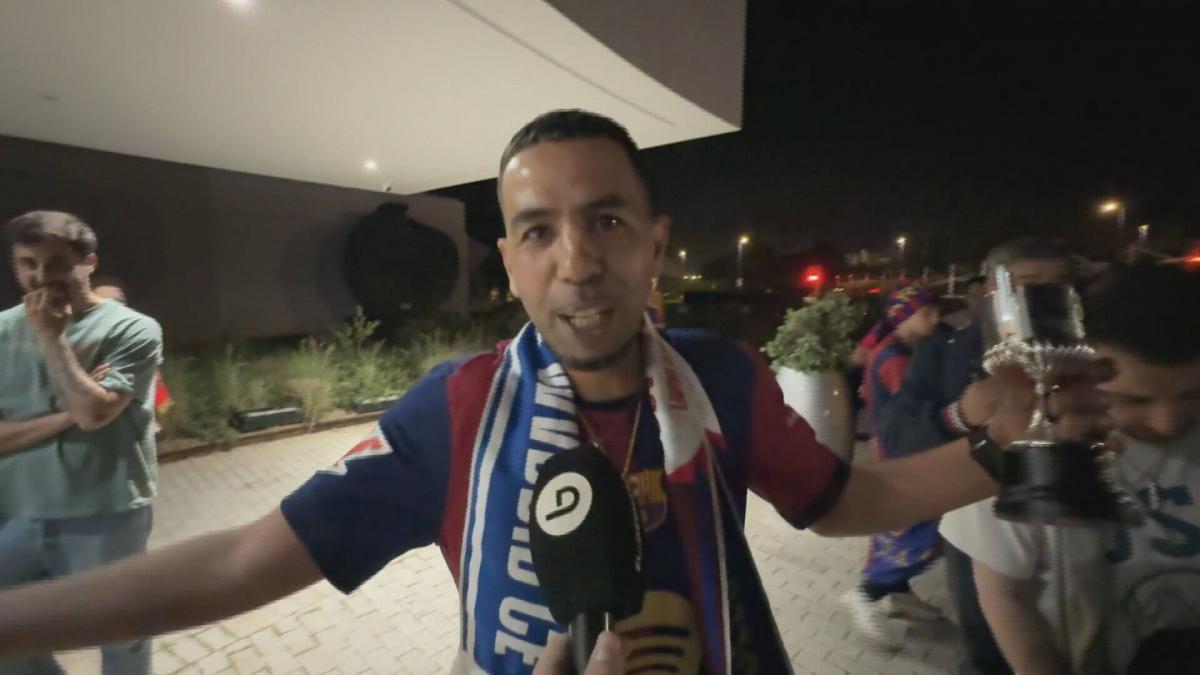 El padre Lamine Yamal, orgulloso de su hijo tras la final de Copa