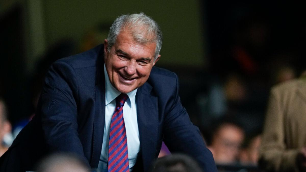 Joan Laporta, optimista con la licencia 1C. Foto: ElDesmarque