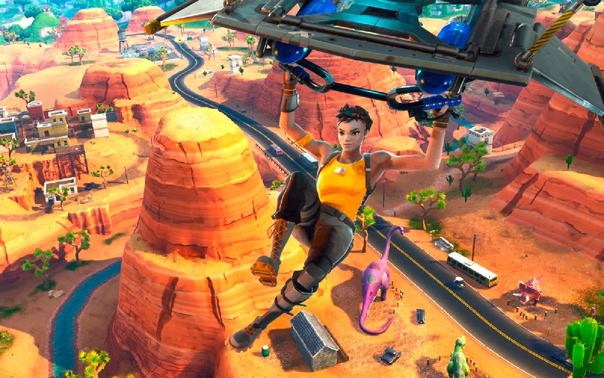 El redespliegue del ala delta de Fortnite será eliminado en el parche 6.30