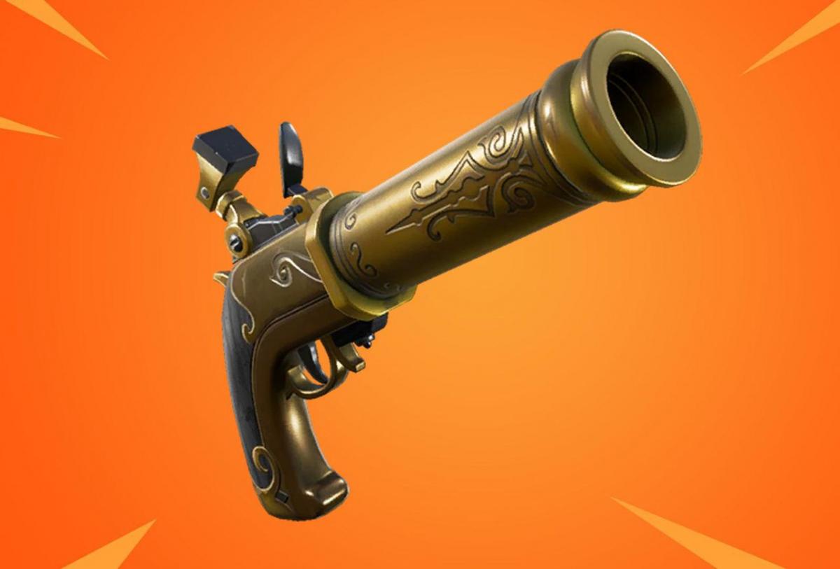 Pistola discount fortnite amarilla