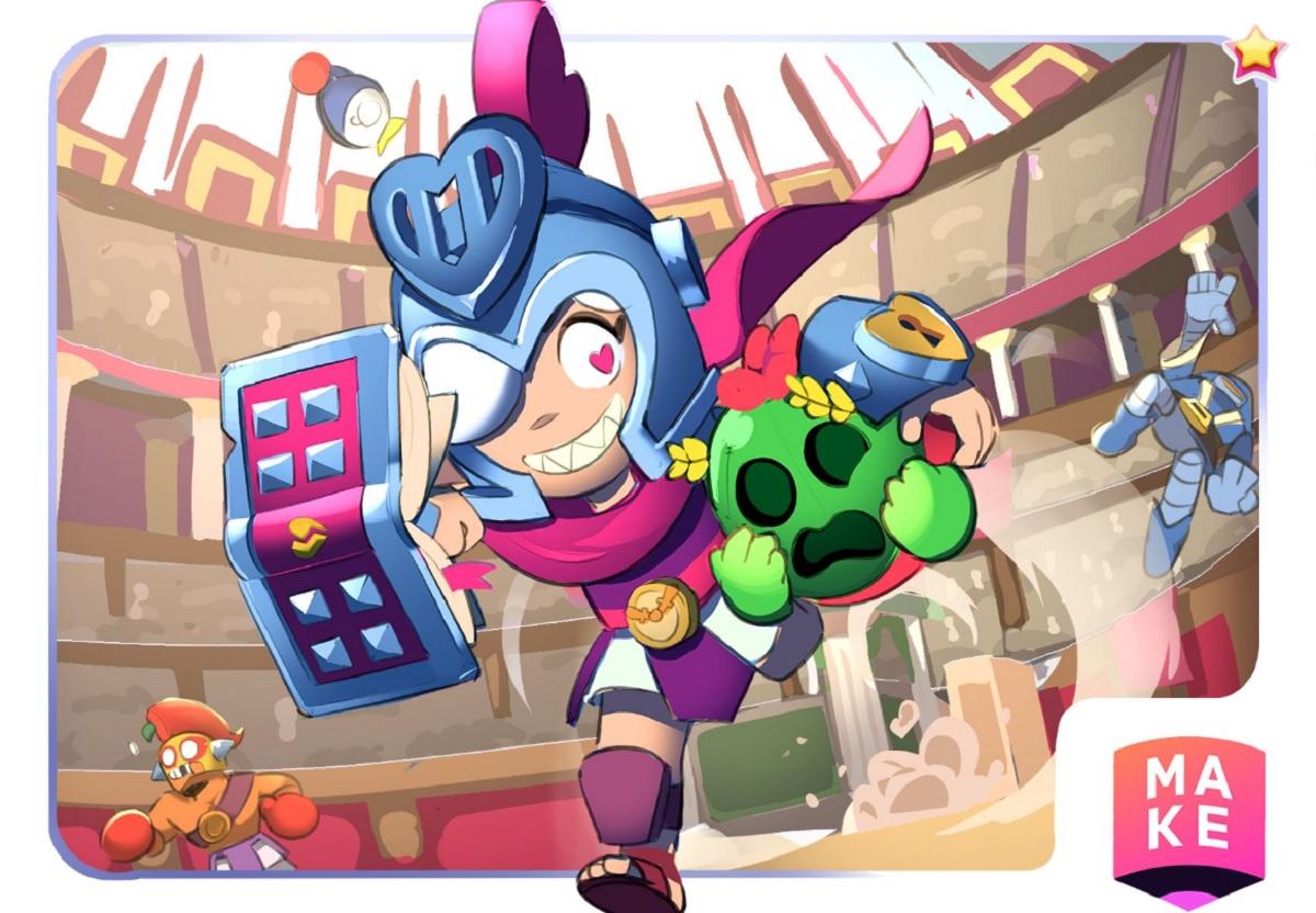 La pista de Brawl Stars con Colette Gladiadora, viaje al coliseo