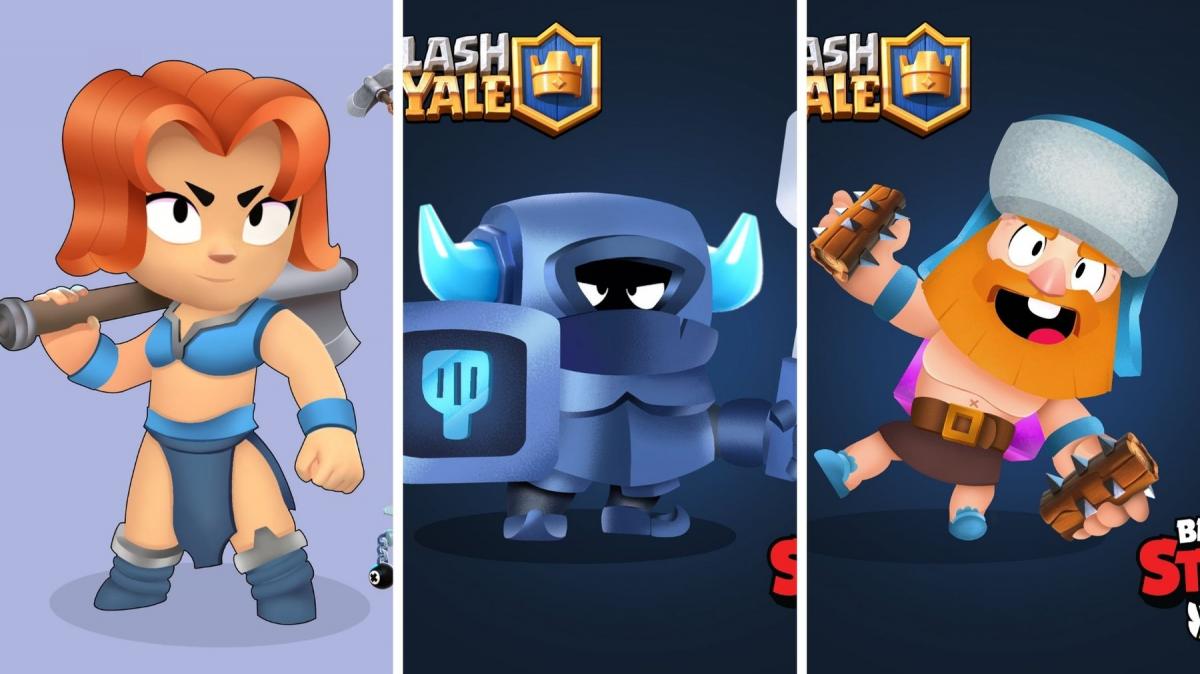 La conversión de 3 skins de Clash Royale a Brawl Stars