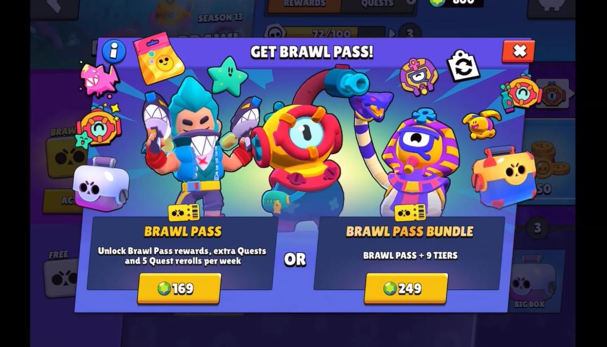 Brawl Stars todas las del Brawl Pass de la Temporada 13