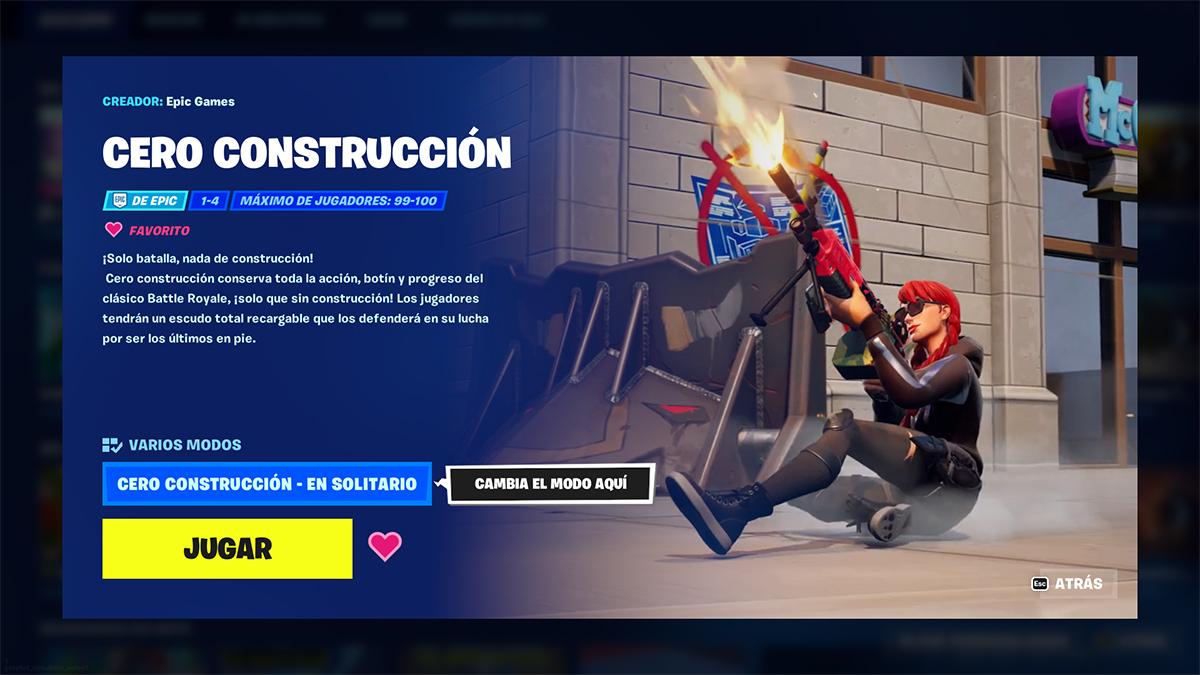 Fortnite Lanza Cero Construcción Como Un Juego Independiente En Epic