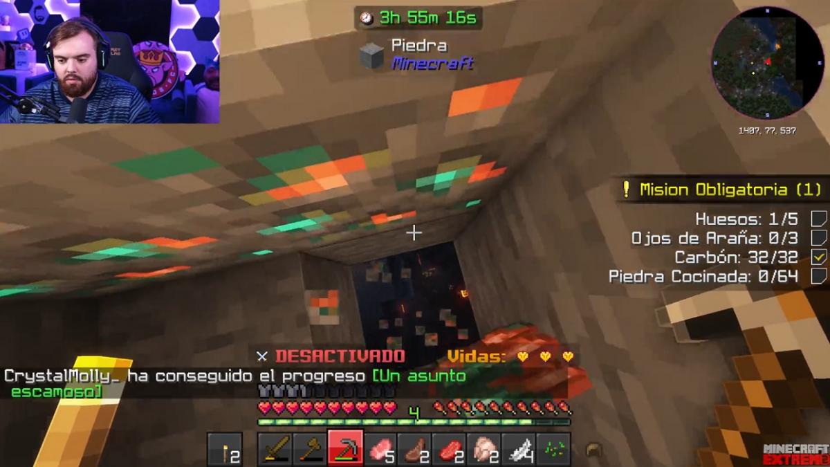 Minecraft Extremo 2 Todas Las Muertes Del Día 1 Con Ibai Y Xokas