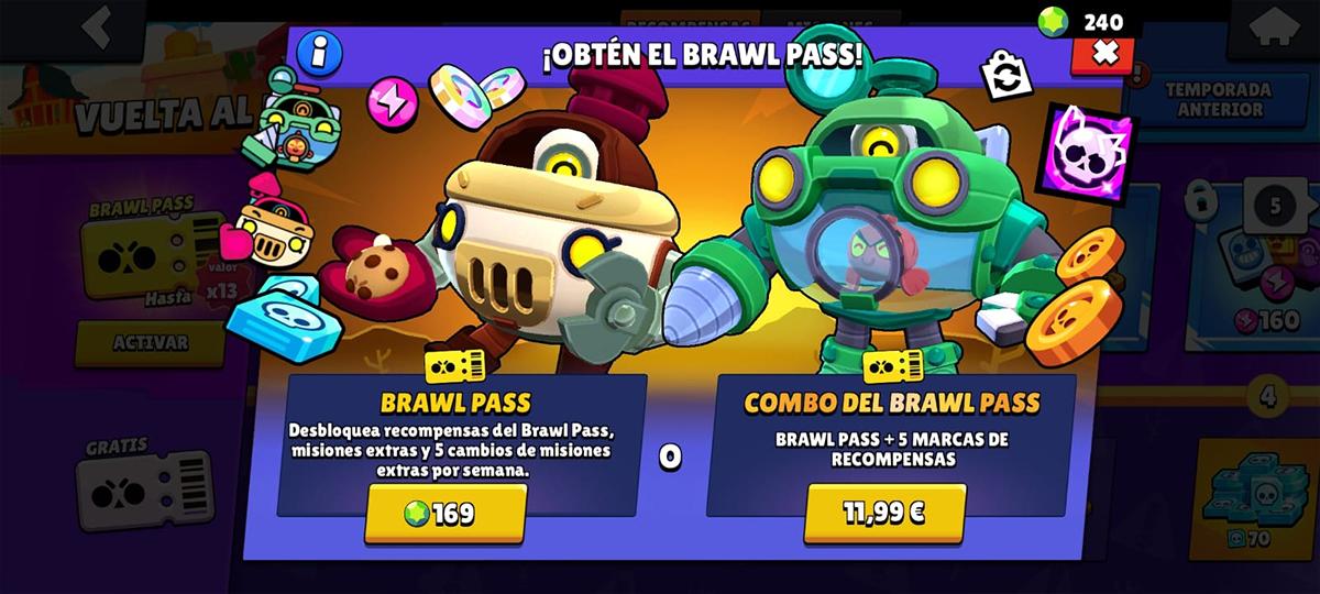 Brawl Stars cómo conseguir el Brawl Pass de Pearl más barato