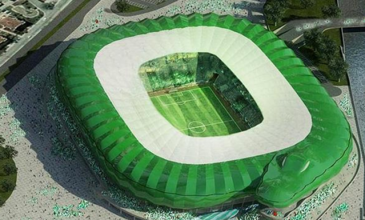 VÍDEO | El Bursaspor convierte su estadio en un cocodrilo