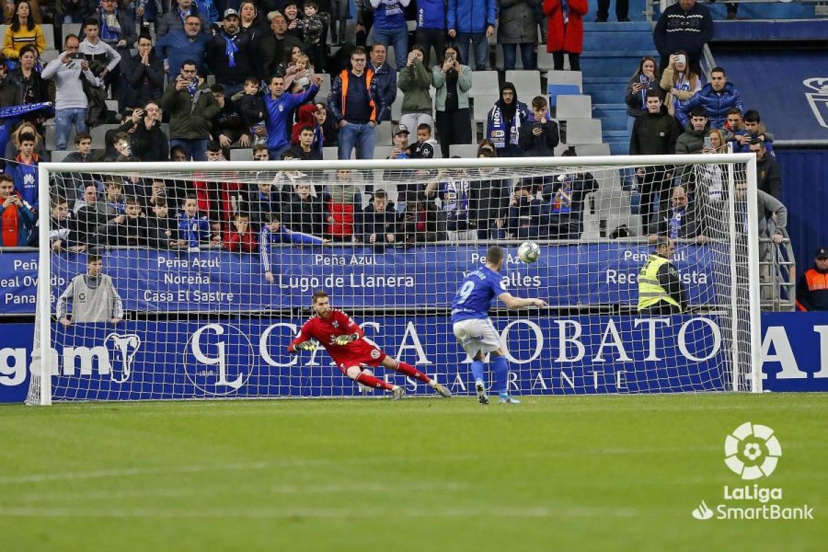Gol de Penalti de Rodri Ríos frente al Tenerife. Fuente: La Liga.