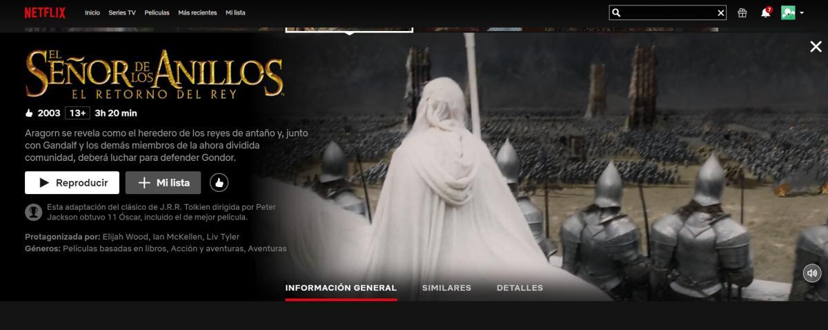 El señor de los anillos netflix españa deals