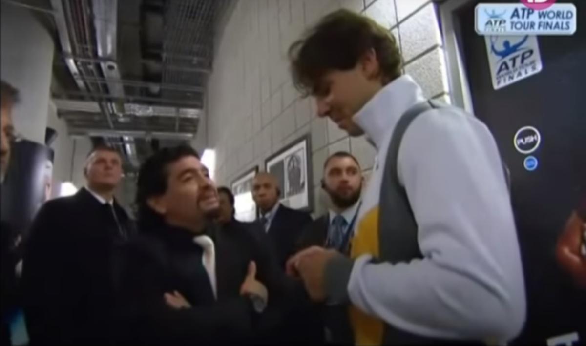 Rafa Nadal y Maradona: la histórica conversación entre dos zurdas de oro