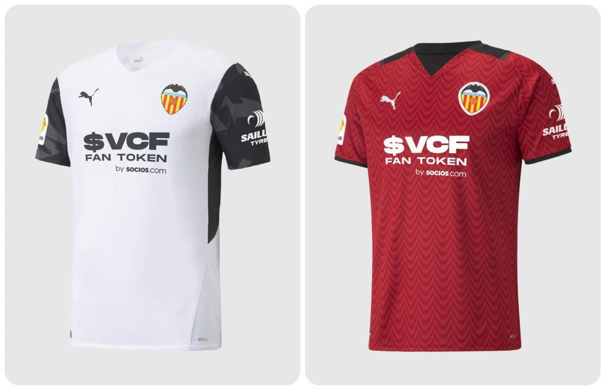 Camisetas Valencia CF Oficiales temporada 2021 2022